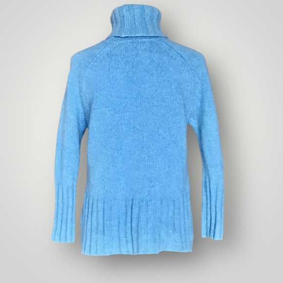 REISS Eve Wool Cashmere Blend Turtleneck Sweater - Picture 6 of 14